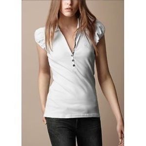 Burberry Puff Sleeve Polo